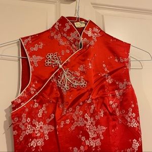 Red Traditional Chinese Wedding Cheongsam/Qipao